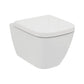 Ideal Standard i.life S væghængt toilet uden skyllekant inkl. soft close-sæde, hvid
