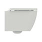 Ideal Standard i.life S væghængt toilet uden skyllekant inkl. soft close-sæde, hvid