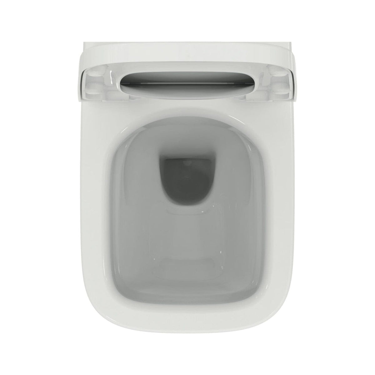 Ideal Standard i.life S væghængt toilet uden skyllekant inkl. soft close-sæde, hvid