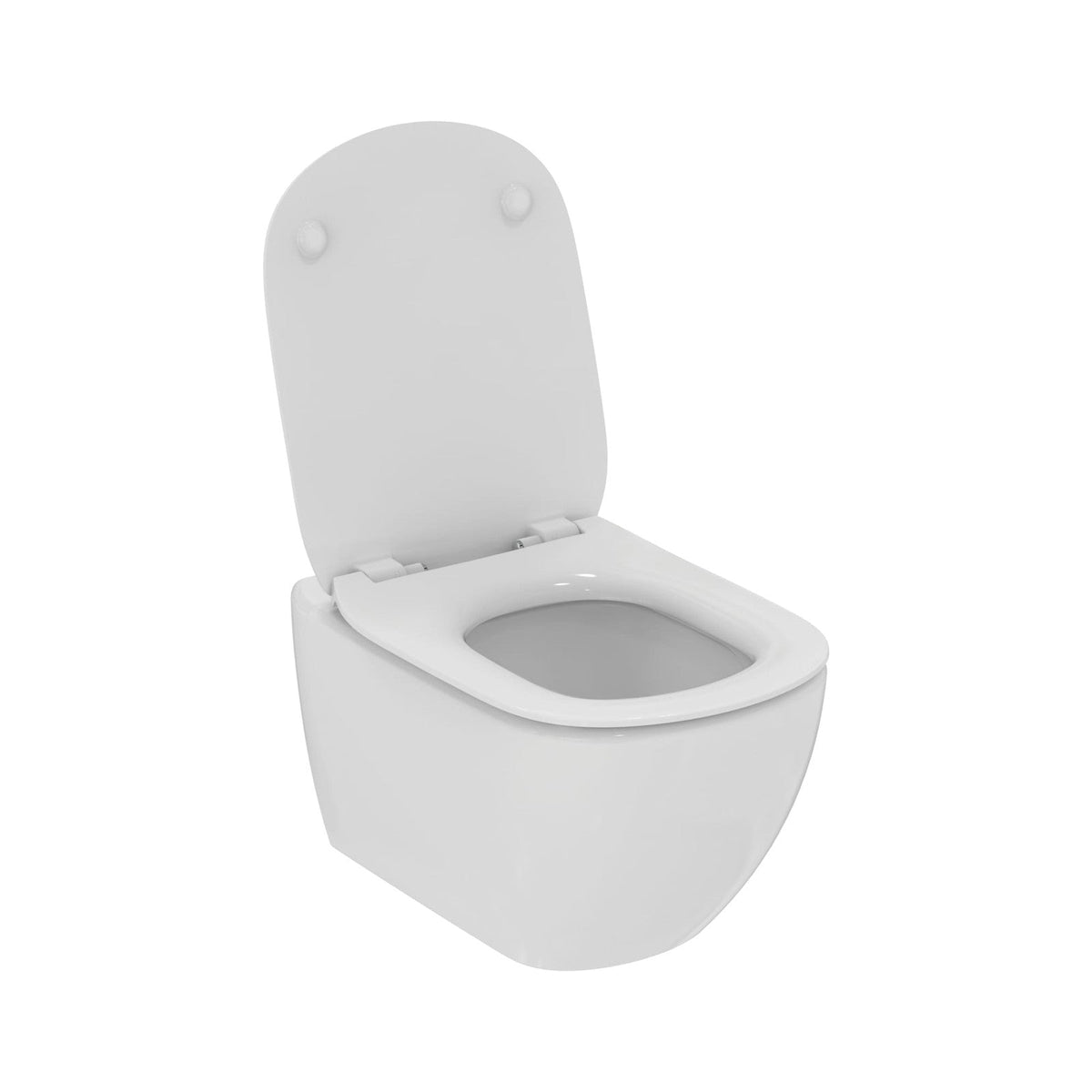 Ideal Standard Idealmood væghængt toilet uden skyllekant inkl. soft close-sæde, hvid