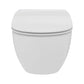Ideal Standard Idealmood væghængt toilet uden skyllekant inkl. soft close-sæde, hvid