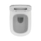 Ideal Standard Idealmood væghængt toilet uden skyllekant inkl. soft close-sæde, hvid