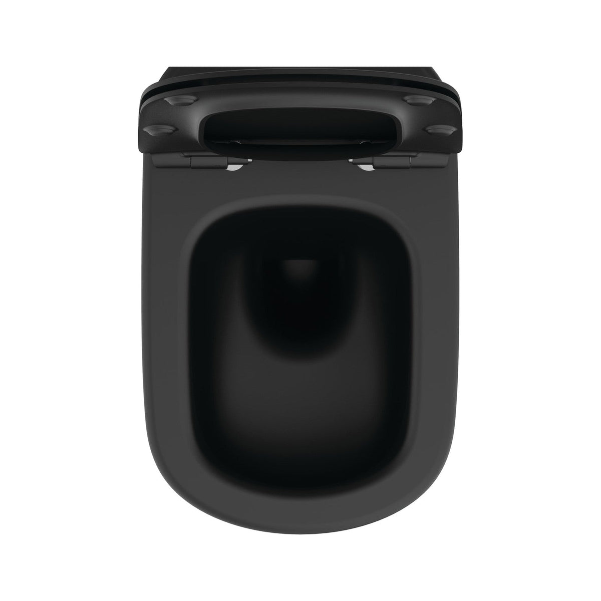 Ideal Standard Idealmood væghængt toilet uden skyllekant inkl. soft close-sæde, mat sort