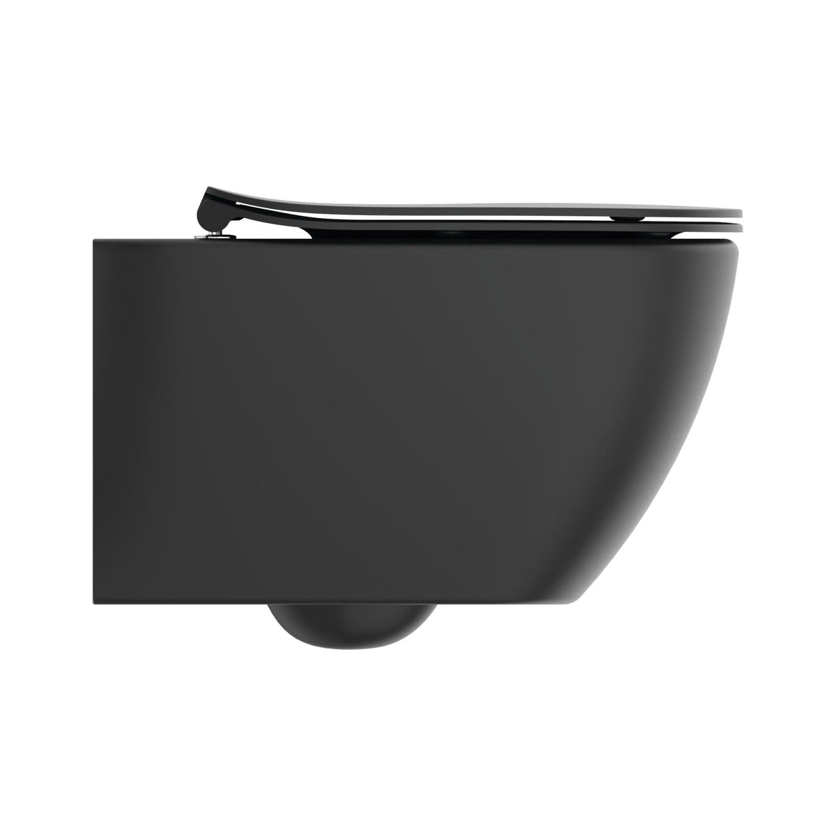 Ideal Standard Idealmood væghængt toilet uden skyllekant inkl. soft close-sæde, mat sort