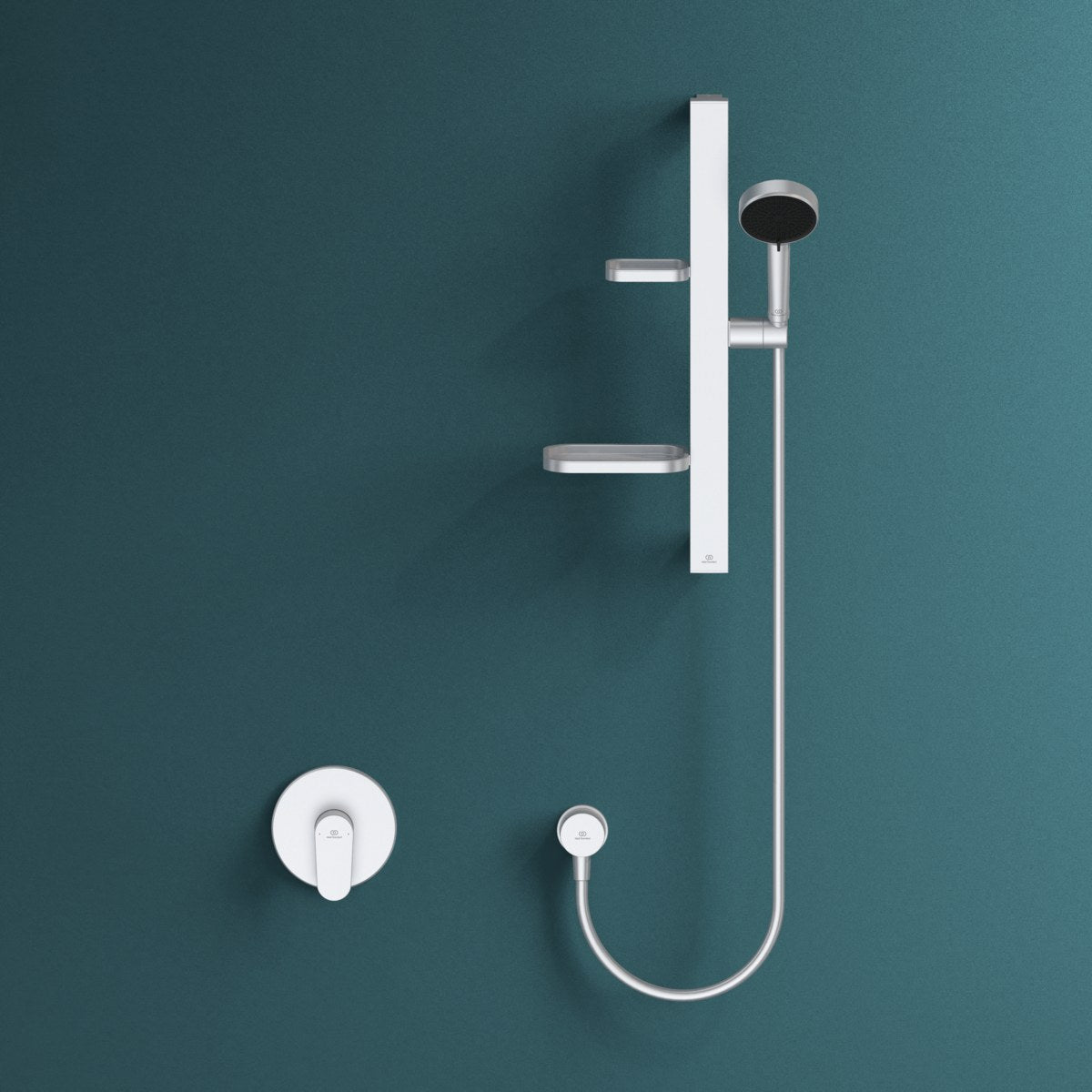 Ideal Standard Idealrain Alu+ brusesæt, sølv – miljøbillede