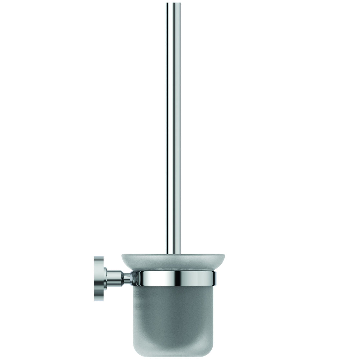 Ideal Standard IOM toiletbørste, krom/glas