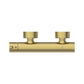 Ideal Standard Joy brusearmatur, Brushed Gold – set oppefra
