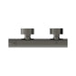 Ideal Standard Joy brusearmatur, Magnetic Grey – set oppefra