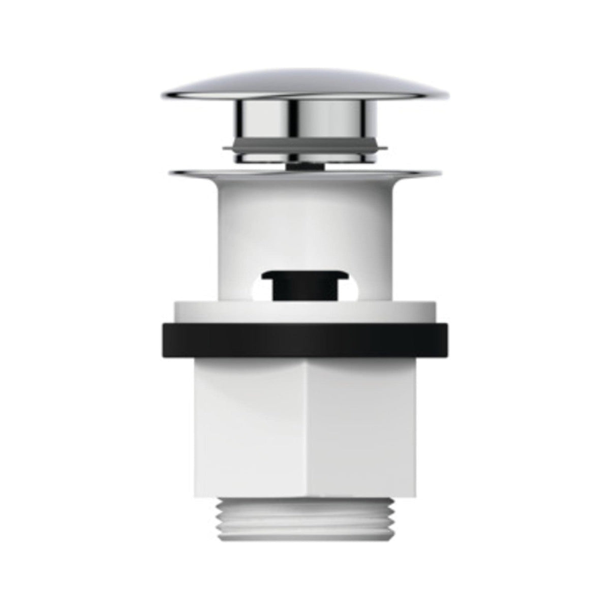 Ideal Standard push-open bundventil, krom