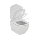 Ideal Standard Tesi AquaBlade væghængt toilet uden skyllekant inkl. soft close-sæde, hvid