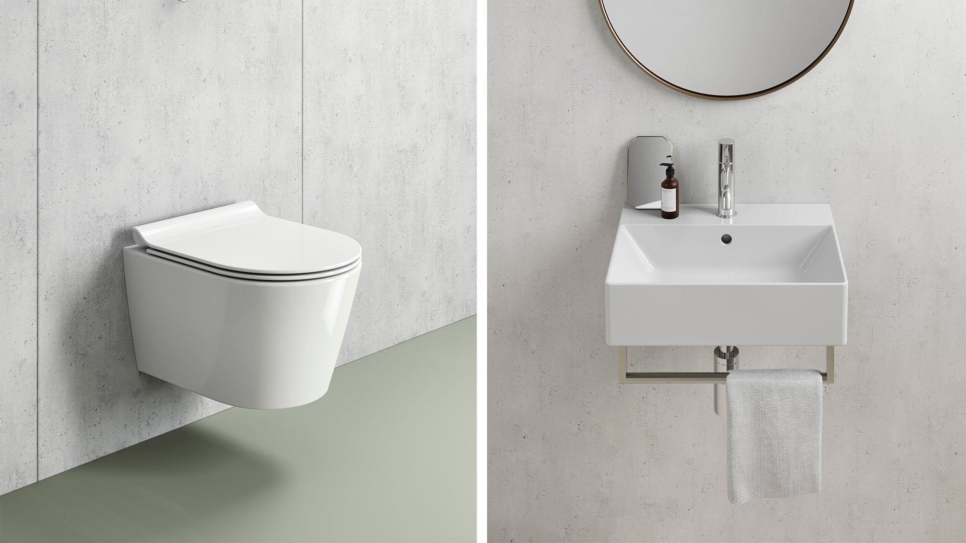 Lille toilet - lille badeværelse