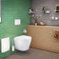 Pressalit Trend Comfort væghængt toilet, uden skyllekant, hvid