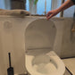 GSI Pura væghængt toilet m/ Exstraglaze og uden skyllekant, 500x360 mm