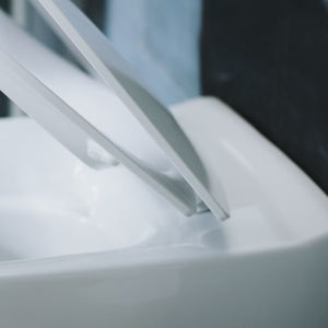 Ifö Spira Modern væghængt toilet, uden skyllekant, hvid