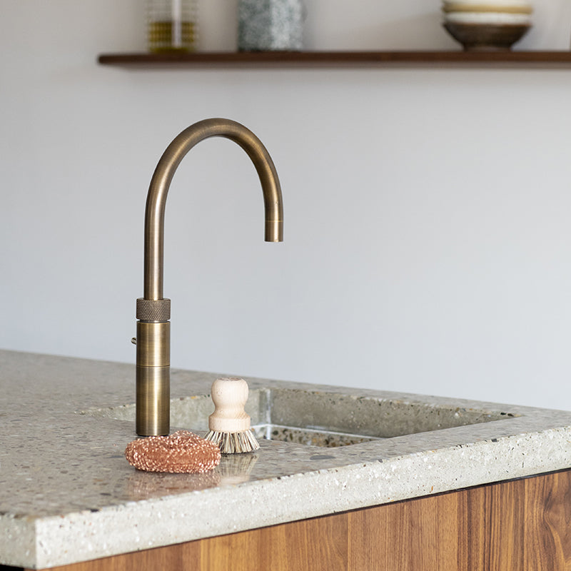 Quooker Fusion Round bruneret messing