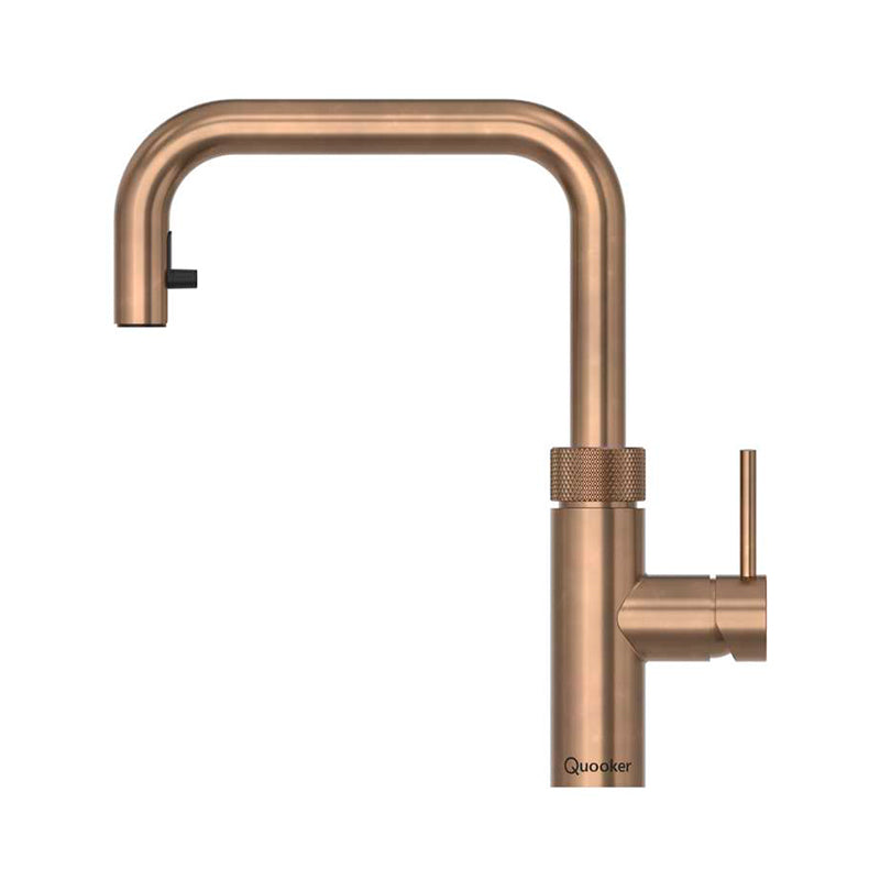 Quooker Flex Square, bruneret messing
