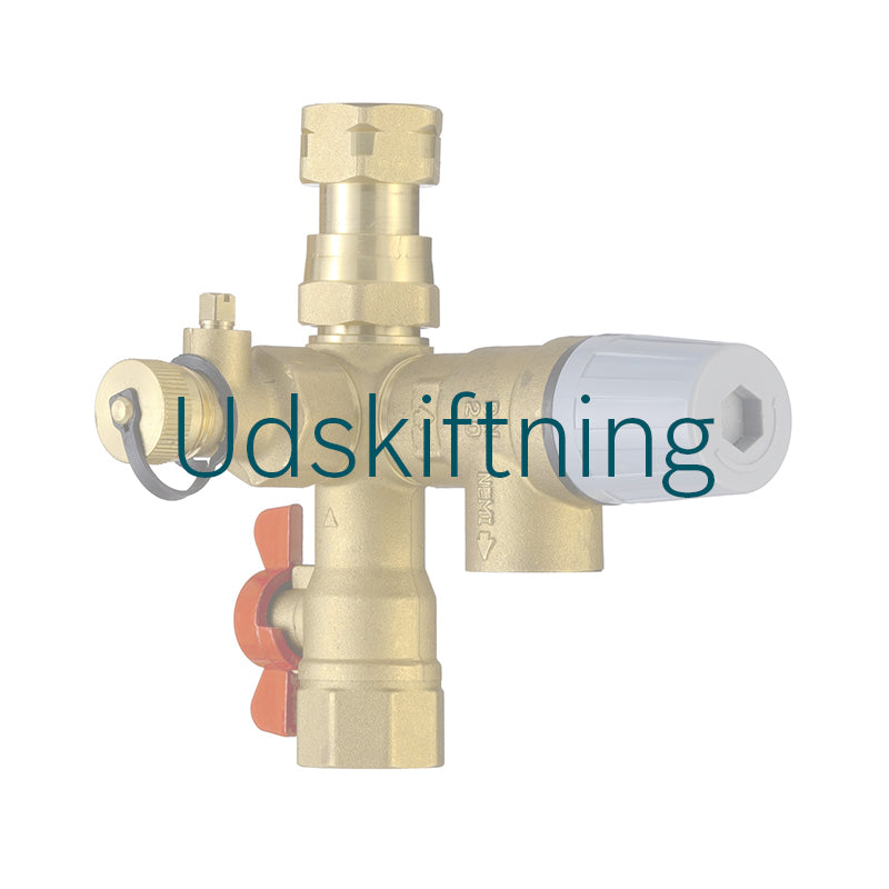 Udskiftning af sikkerhedsaggregat til brugsvand