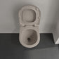 Villeroy & Boch Antao væghængt toilet uden skyllekant inkl. soft close-sæde, Almond (mat beige) – miljøbillede
