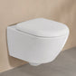Villeroy & Boch Antao væghængt toilet uden skyllekant inkl. soft close-sæde, hvid – miljøbillede