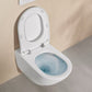 Villeroy & Boch Antao væghængt toilet uden skyllekant inkl. soft close-sæde, hvid – detalje