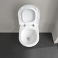 Villeroy & Boch Antao væghængt toilet uden skyllekant inkl. soft close-sæde, Stone White (mat hvid) – miljøbillede