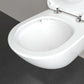 Villeroy & Boch Antao væghængt toilet uden skyllekant inkl. soft close-sæde, Stone White (mat hvid) – detalje