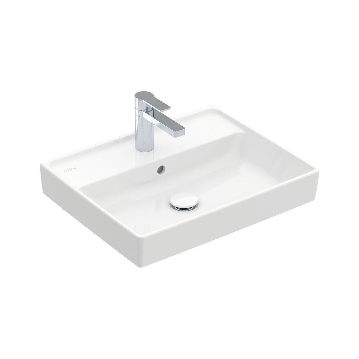 Villeroy & Boch Collaro håndvask, 55x44 cm, hvid