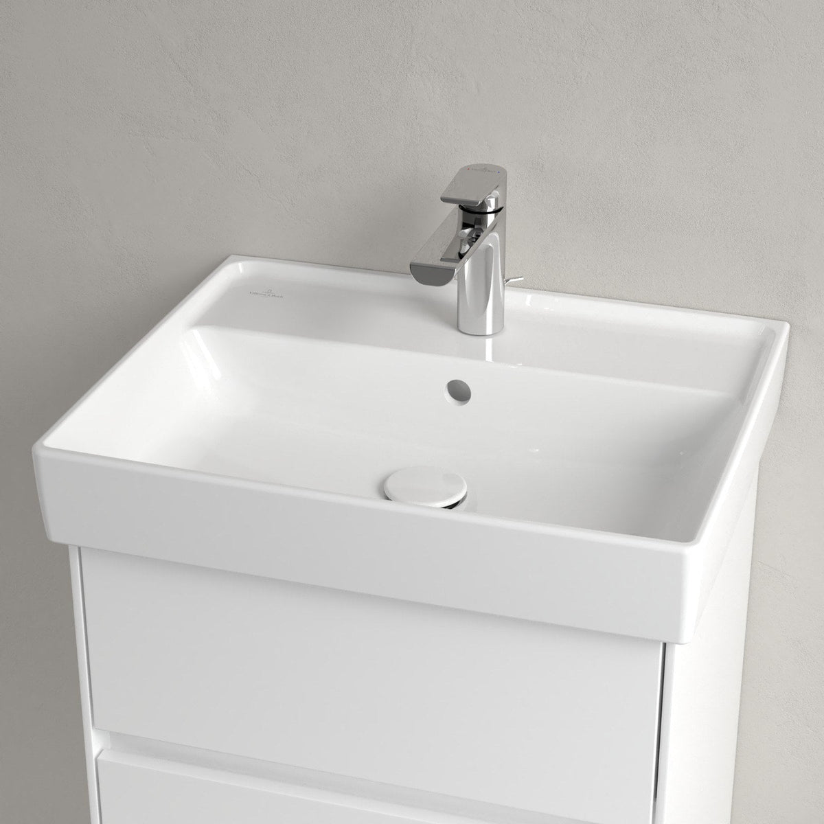 Villeroy & Boch Collaro håndvask, 55x44 cm, hvid – miljøbillede