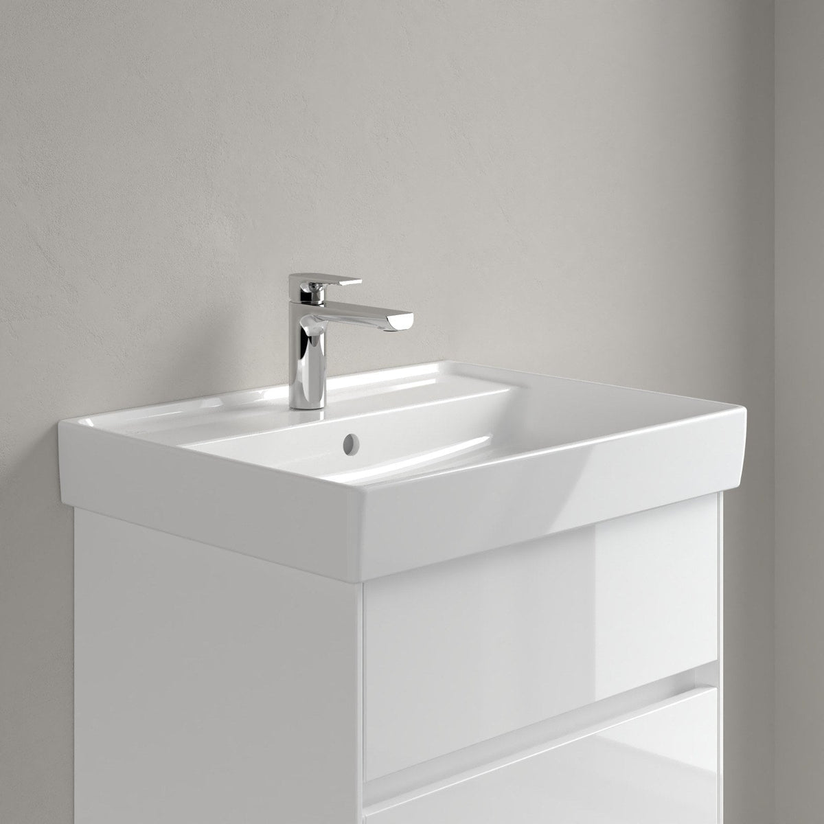 Villeroy & Boch Collaro håndvask, 60x47 cm, hvid – miljøbillede