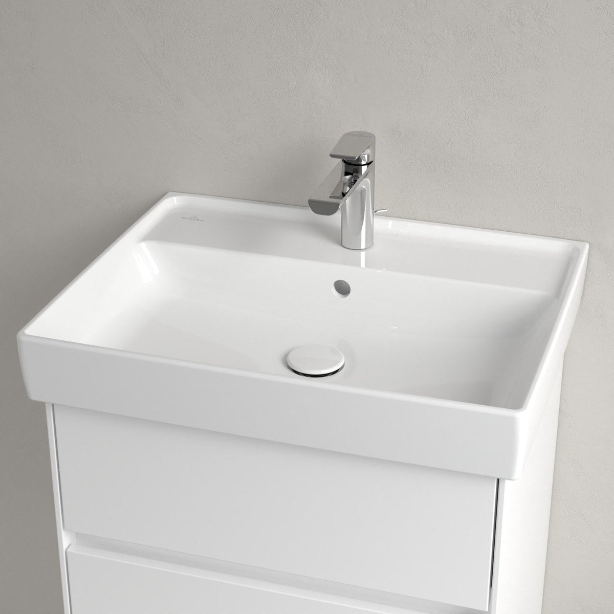 Villeroy & Boch Collaro håndvask, 60x47 cm, hvid – miljøbillede