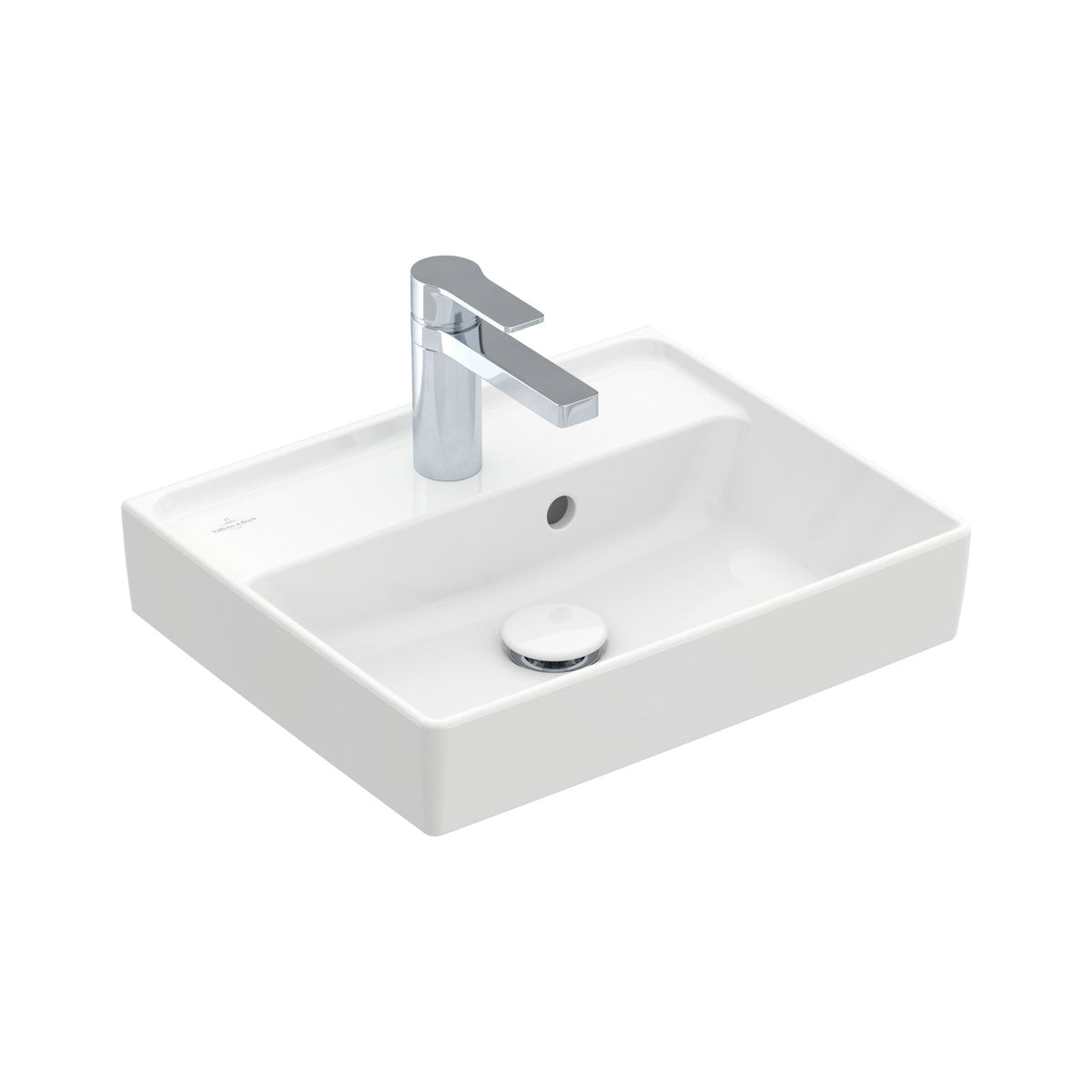 Villeroy & Boch Collaro kompakt håndvask, 45x37 cm, hvid