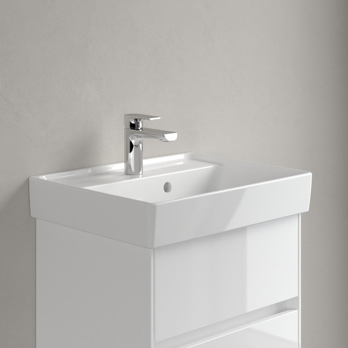 Villeroy & Boch Collaro kompakt håndvask, 50x40 cm, hvid – miljøbillede