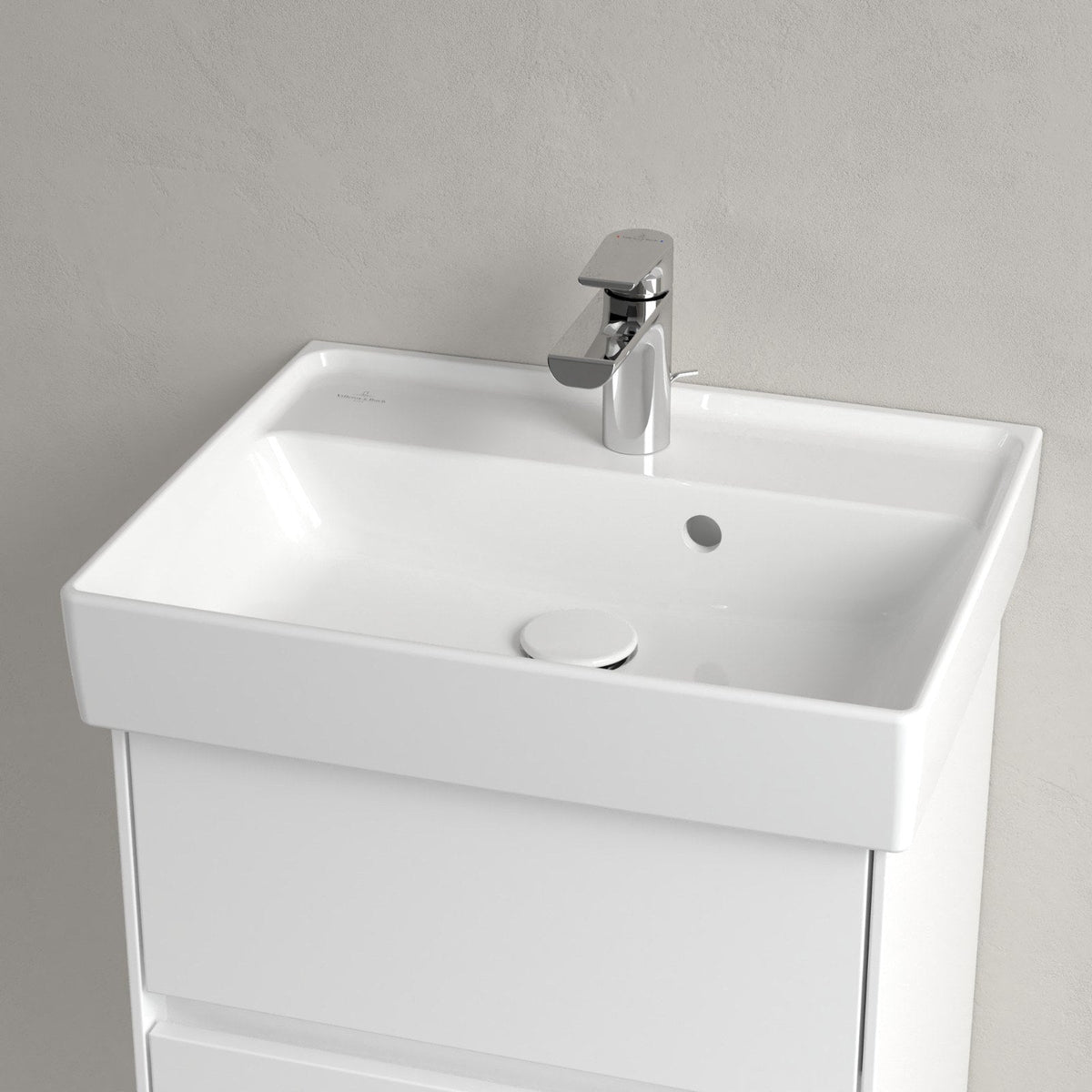Villeroy & Boch Collaro kompakt håndvask, 50x40 cm, hvid – miljøbillede