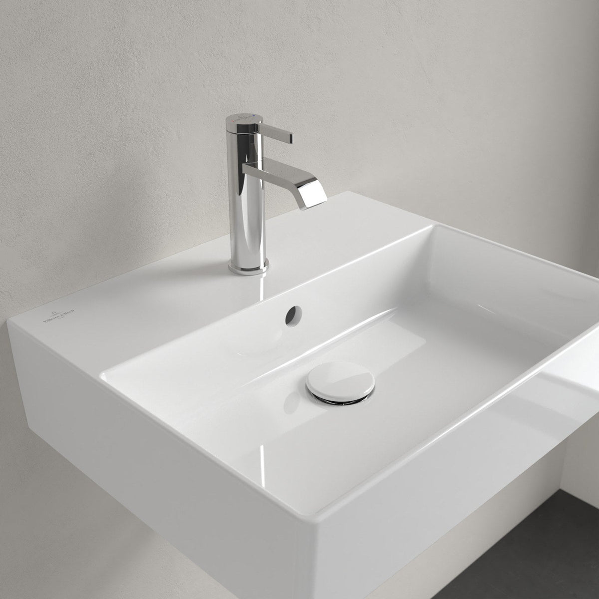 Villeroy & Boch Memento 2.0 håndvask, 50x42 cm, hvid – detalje