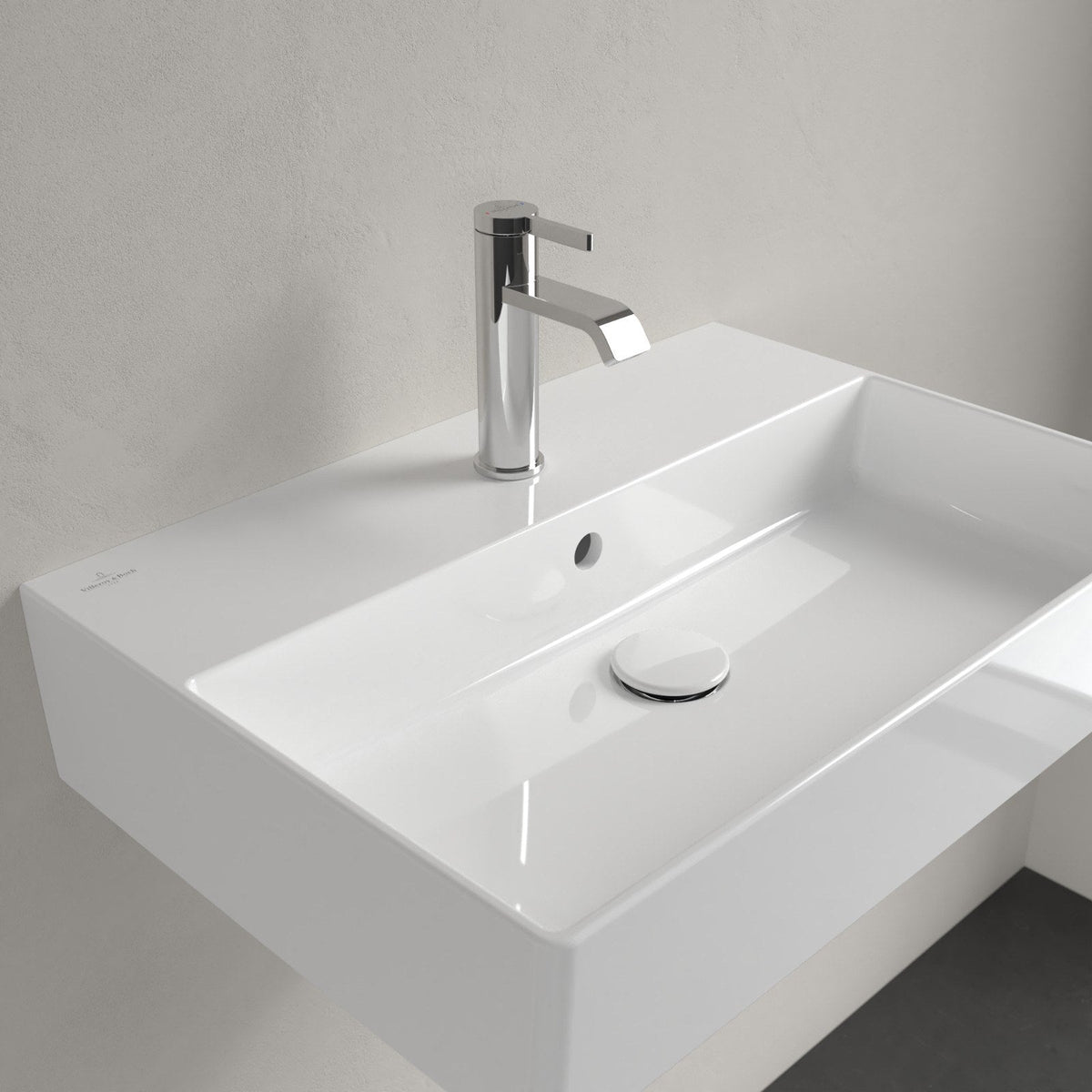 Villeroy & Boch Memento 2.0 håndvask, 60x42 cm, hvid – detalje