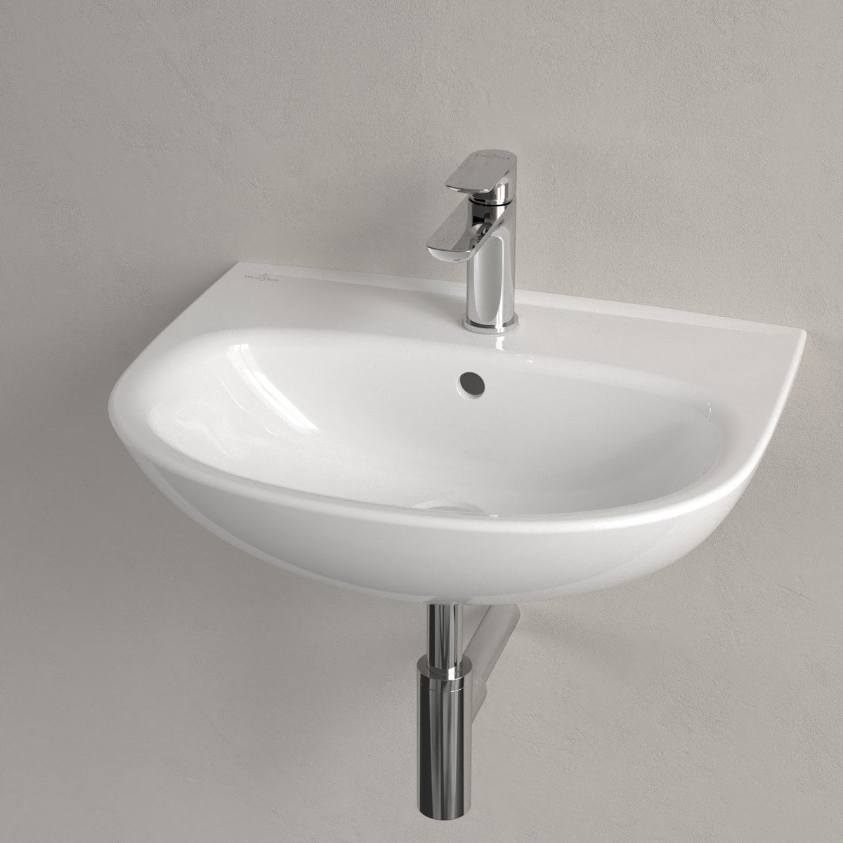 Villeroy & Boch O.novo håndvask, 55x44 cm, hvid – miljøbillede