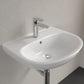 Villeroy & Boch O.novo håndvask, 55x44 cm, hvid – detalje