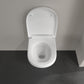 Villeroy & Boch O.novo væghængt toilet uden skyllekant inkl. soft close-sæde, hvid – miljøbillede