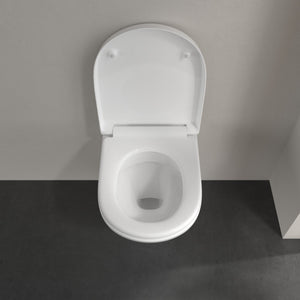 Villeroy & Boch O.novo væghængt toilet uden skyllekant inkl. soft close-sæde, hvid – miljøbillede