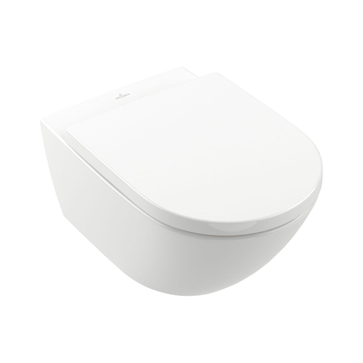Villeroy & Boch Subway 3.0 væghængt toilet uden skyllekant inkl. soft close-sæde, hvid