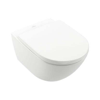 Villeroy & Boch Subway 3.0 væghængt toilet uden skyllekant inkl. soft close-sæde, hvid