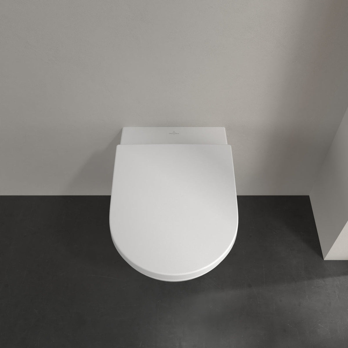 Villeroy & Boch Subway 3.0 væghængt toilet uden skyllekant inkl. soft close-sæde, hvid – miljøbillede