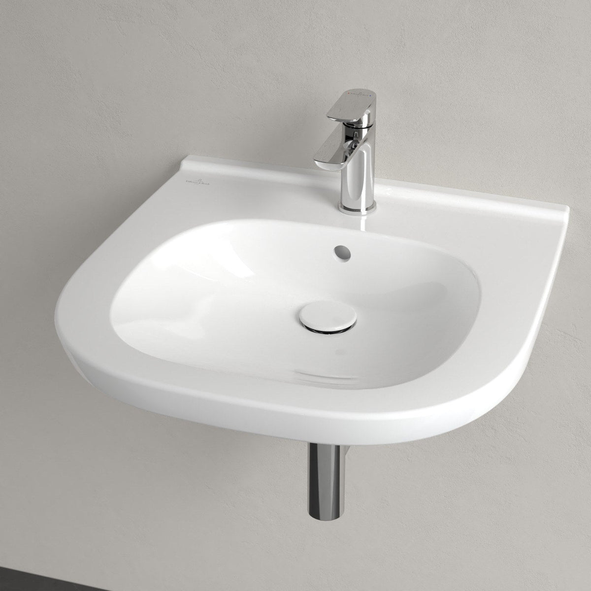 Villeroy & Boch ViCare håndvask, 55,5x54 cm, hvid – miljøbillede