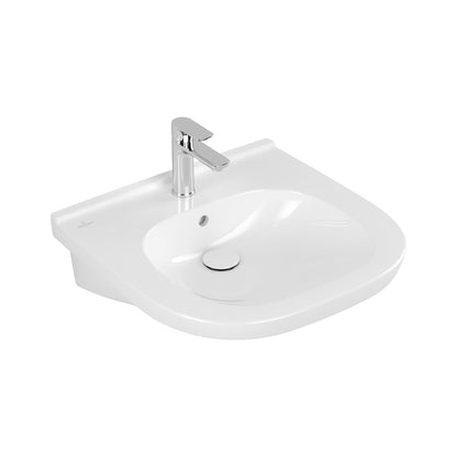 Villeroy & Boch ViCare håndvask, 55,5x54 cm, hvid, med CeramicPlus