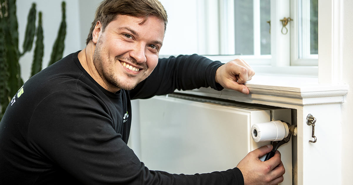 VVS montør arbejder